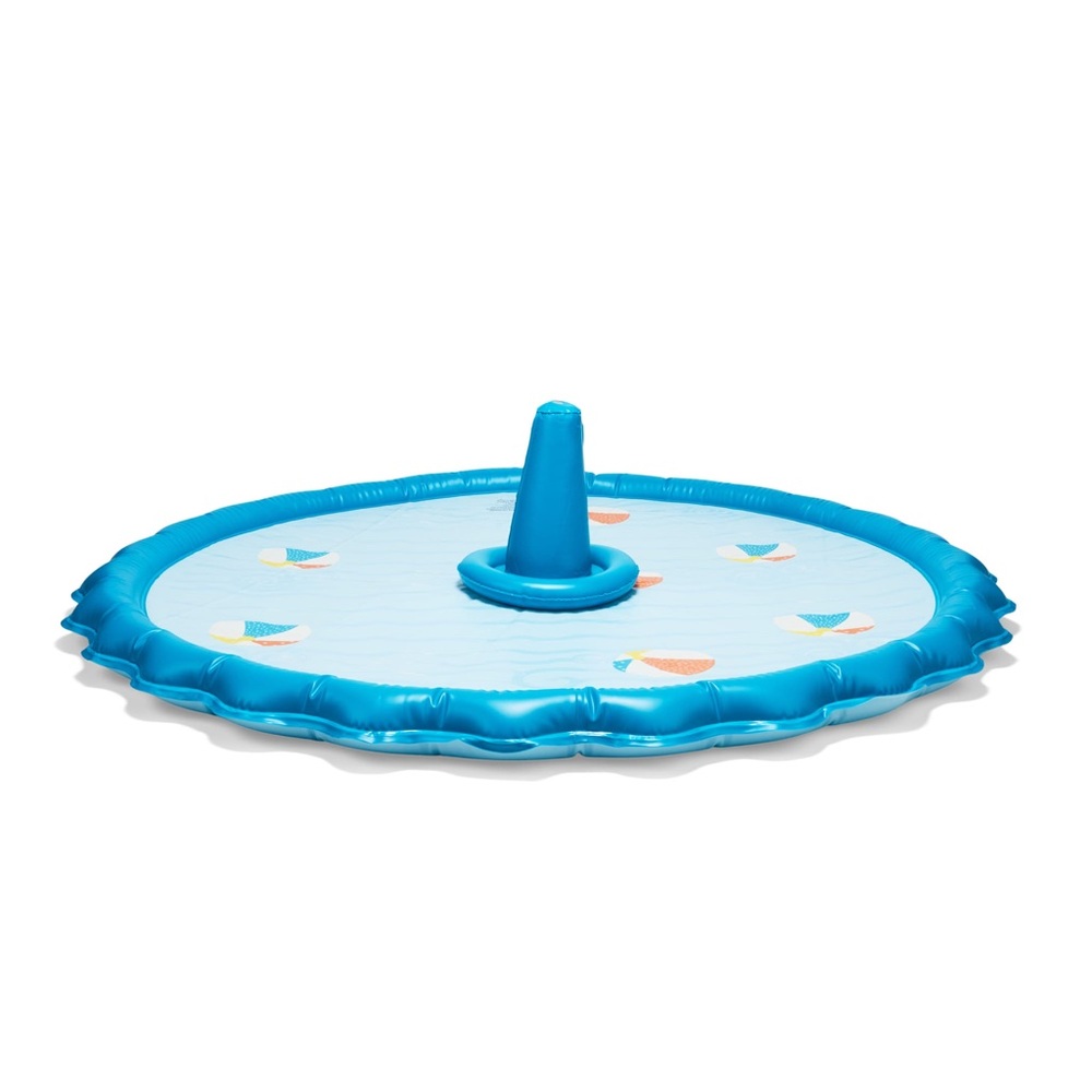 Blue Inflatable Splash Pad